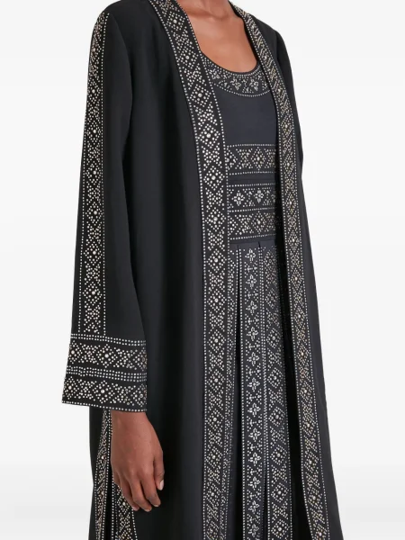 Palton Temperley London cu mărgele negru