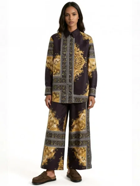 MSN Collection Obleka za doma Zweiteiliges Set mešane barve