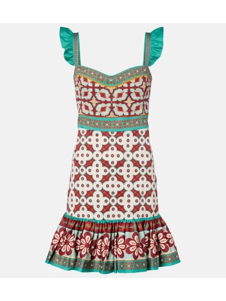 Mała mały sukienka mini La Doublej z nadrukiem