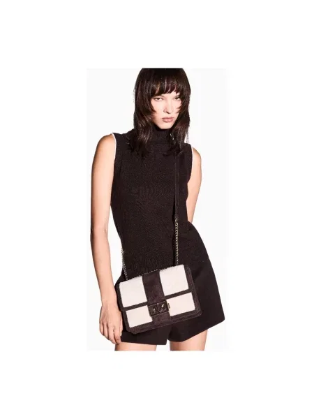 Kabelka Armani Exchange hnedá
