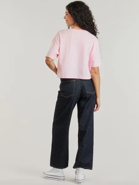 Cropp tricou Converse roz
