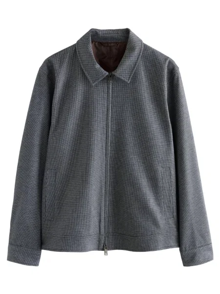 Next Prehodna jakna marine / rjava bela