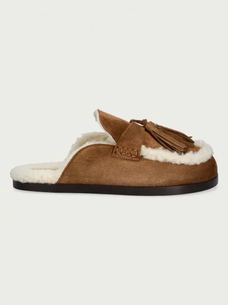 Posa капці замшеві Ranch Tassel Mule