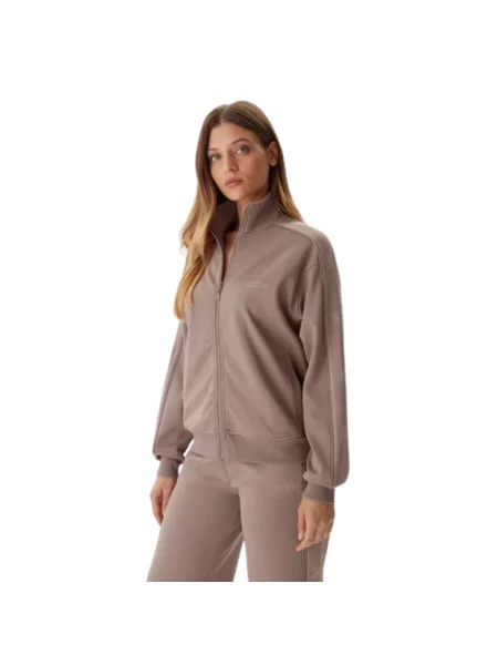 Bluza rozpinana Guess brązowa