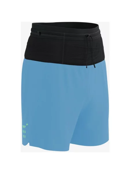 Spodenki Compressport Trail Racing L niebieskie