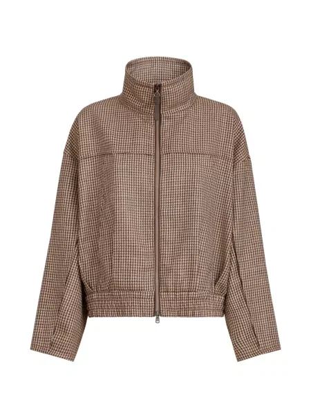 Geanta de piele Brunello Cucinelli cu model pepito maro