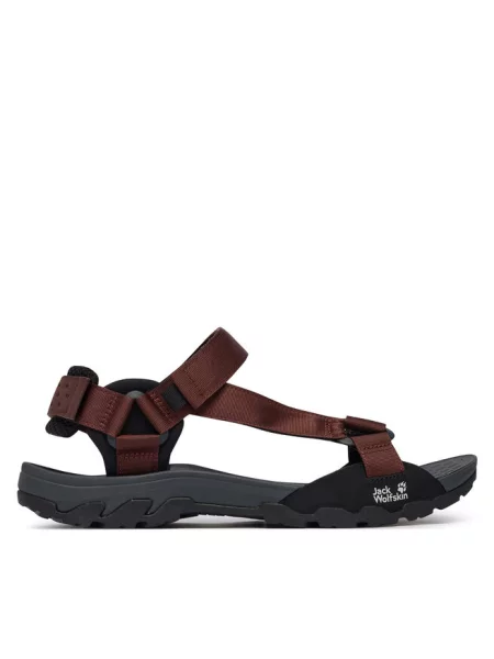 Sandały Jack Wolfskin brązowe