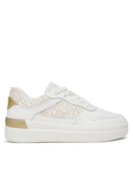 Маратонки Tommy Hilfiger LUX COURT SNEAKER MONOGRAM бяло
