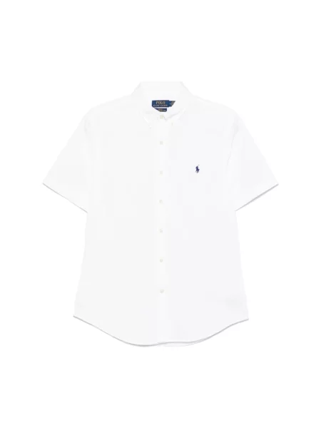 Krótka koszula z krótkim rękawem Polo Ralph Lauren z krótkim rękawem biała
