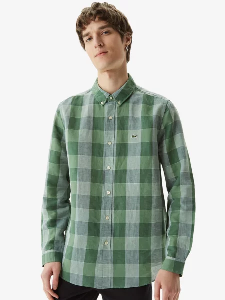 Сорочка Lacoste зелена