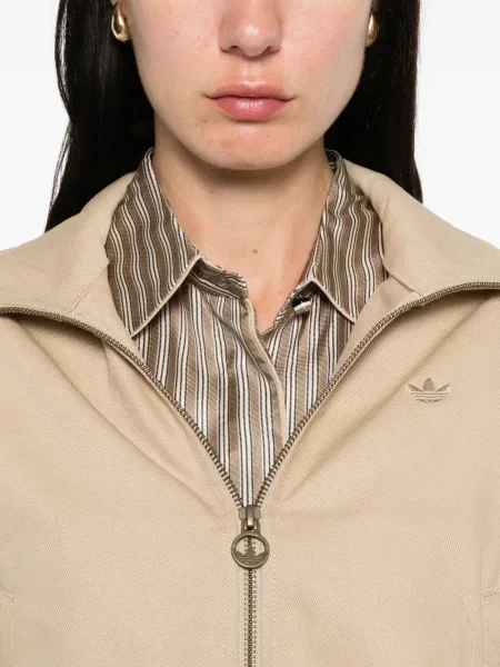 Панталон Adidas на райета изрязани кафяво