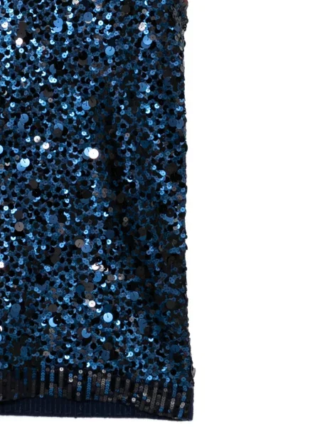 Top Cynthia Rowley s flitry modrý