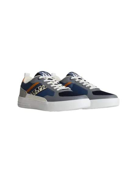 Sneakersy Napapijri skórzane szare