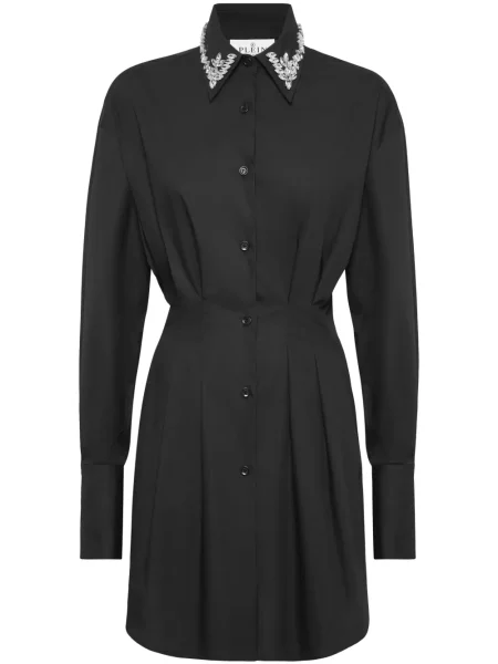 Rochie mini Philipp Plein de cristal de costum negru