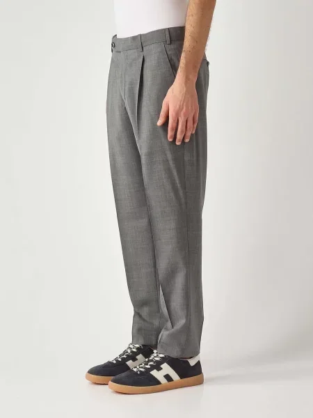 Pantaloni Pt Torino plisate gri