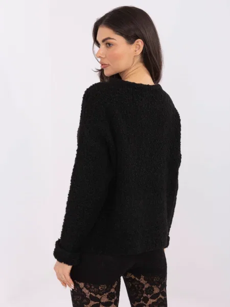 Pulover Italy Moda negru