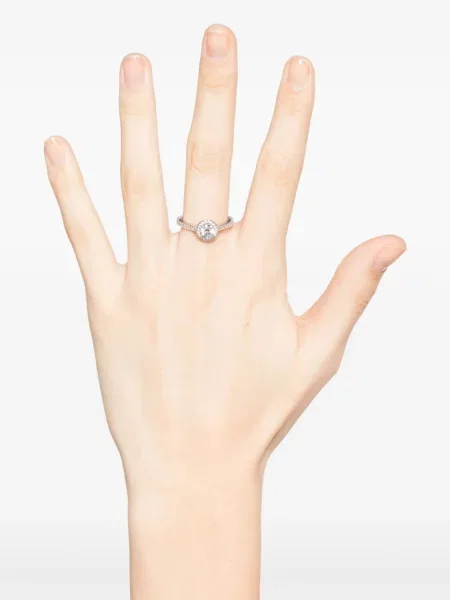Inel Swarovski argintiu