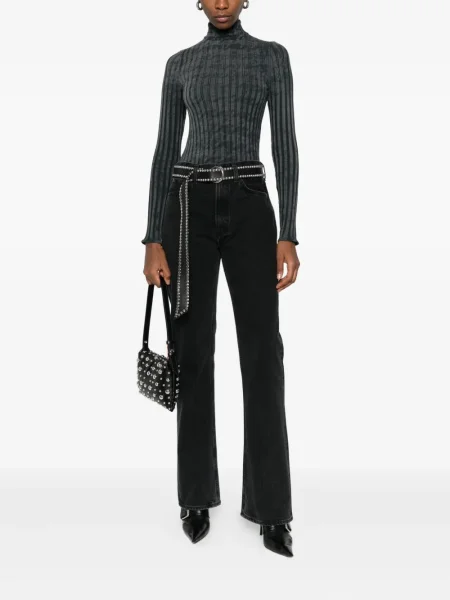 Blugi Agolde cu 5 buzunare negru