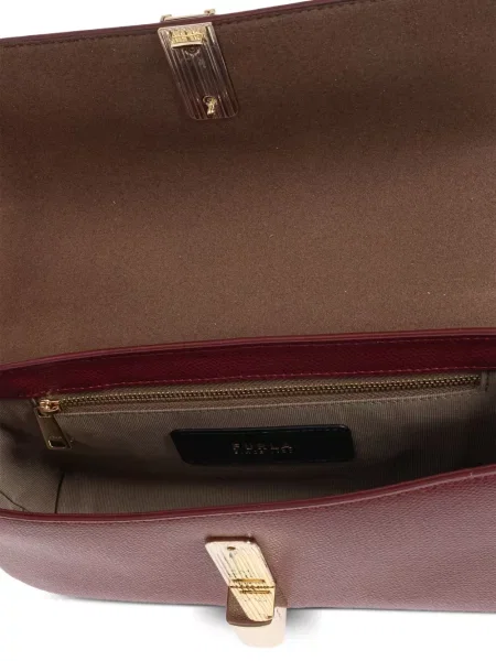Geanta de piele Furla din piele roșu