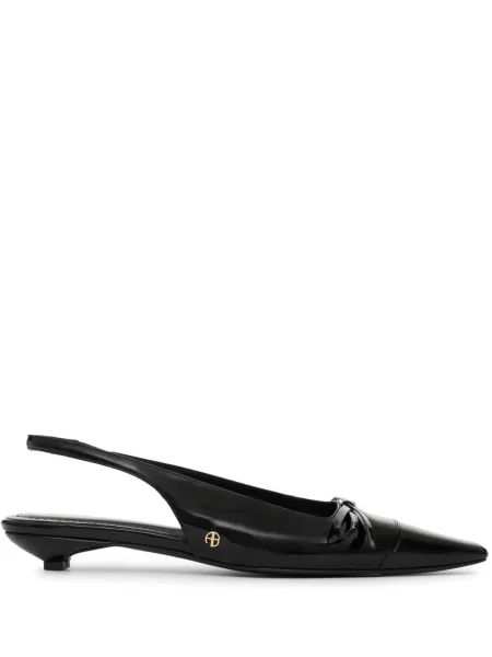 Pantofi cu toc Anine Bing slingback negru