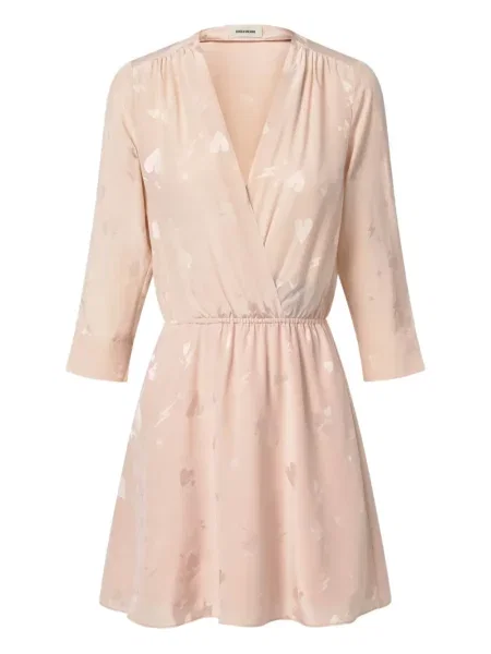 Rochie mini Zadig&voltaire de mătase de costum roz