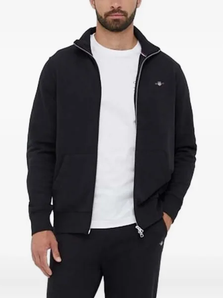 Pulover Gant cu broderie negru