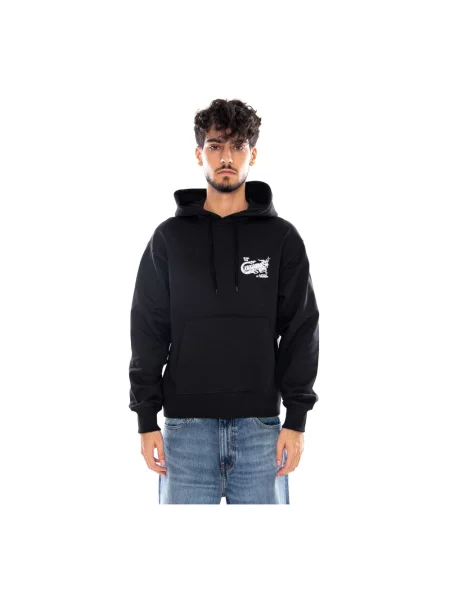 Bluza z kapturem Vans z kapturem czarna
