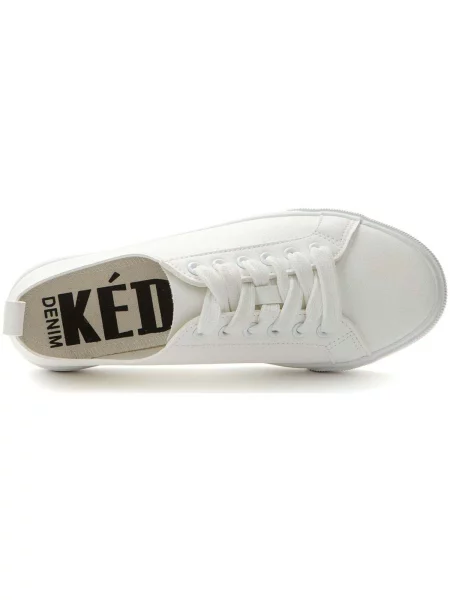 Pantofi Keddo Denim alb