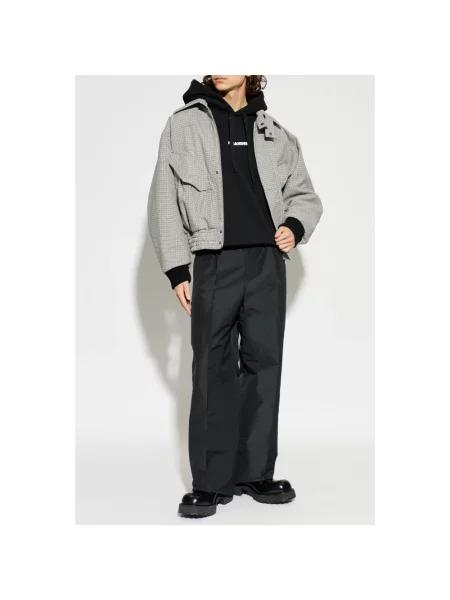 Bluza z kapturem Jil Sander czarna