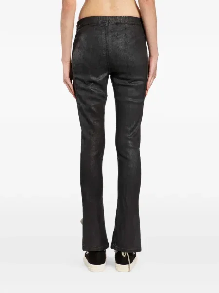 Leggings Rick Owens Drkshdw cu crăpătură negru