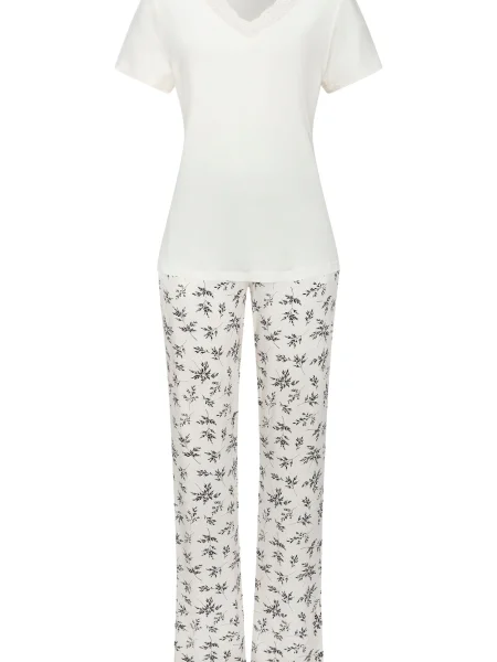 VIVANCE Pijama Dreams bej deschis negru