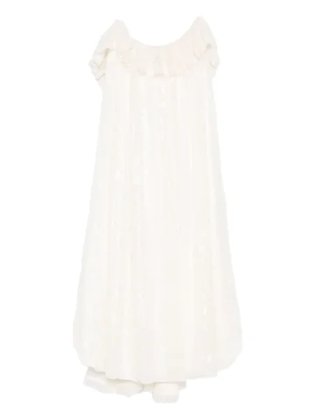 Sukienka midi Parlor do kolan garniturowa na ramiączkach