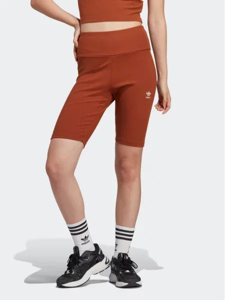 Adidas Pantaloni scurți sport Rib Shorts maro