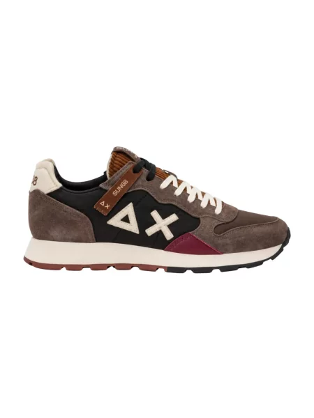 Sneakersy Sun68 brązowe