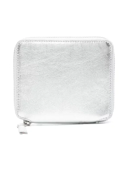 Portfel Comme Des Garcons skórzany szary