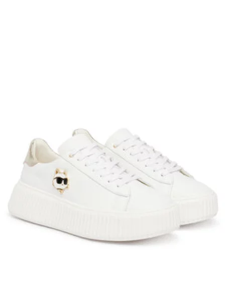 Sneakersy KARL LAGERFELD bílé