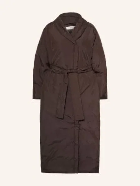 Inwear Péřový Kabát Zinnahiw tmavě hnědá