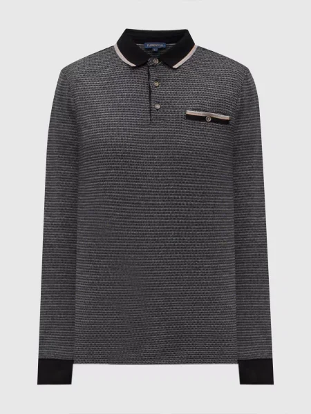 Поло у візерунок Florentino сіре