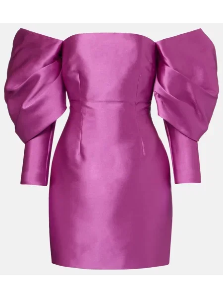 Rochie Solace London din satin roz