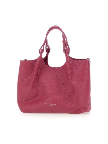 Gianni Chiarini Torebki Kobieta Fioletowy ONE SIZE Skóra Dua Tote Bag różowa