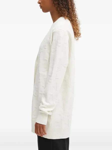 Cardigan Fiorucci alb