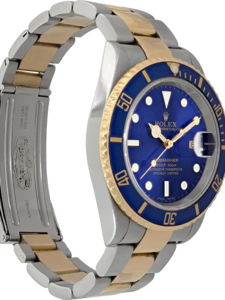 Неръждаема стомана часовници Rolex синьо