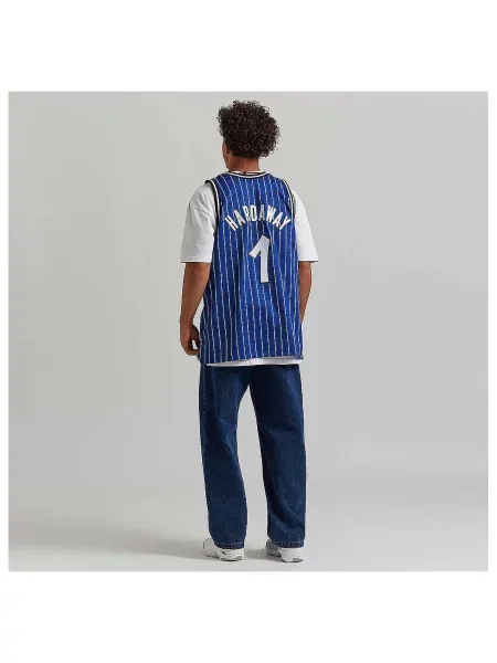 Mitchell & Ness Funkčné tričko NBA OM A.H modrá / čierna biela