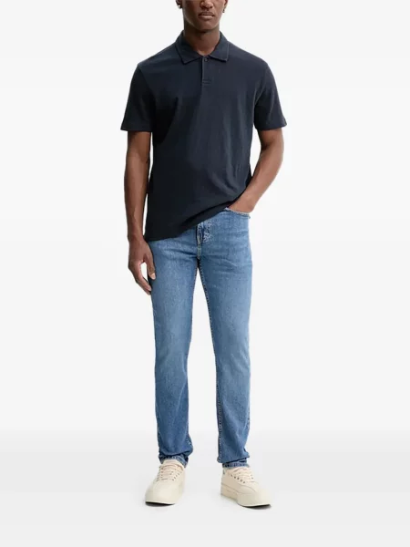 Pulover Levi's® cu autograf cu cordon cu 5 buzunare alb