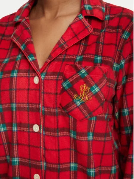 Pyžamo LAUREN RALPH LAUREN červené
