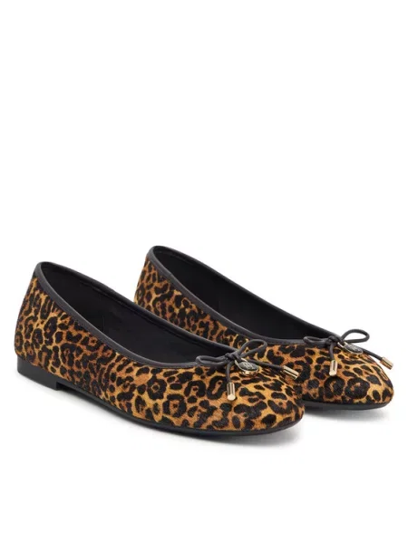 Tommy Hilfiger Μπαλαρίνες Th Charm Cheetah Ballerina καφέ