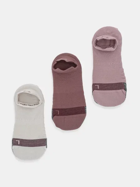 Чорапи Under Armour Breathe 3 чифта бяло розово