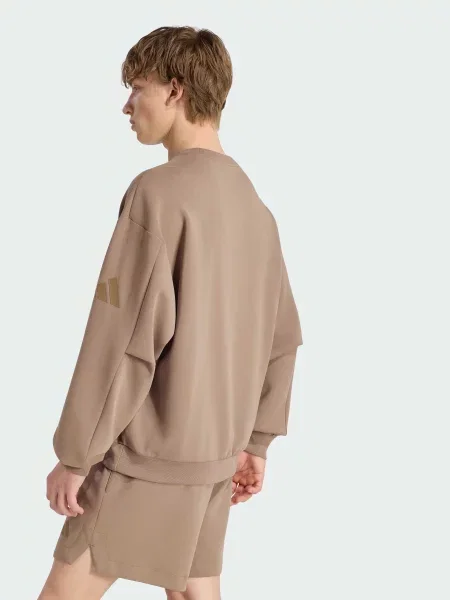 Свитшот Adidas бежевый