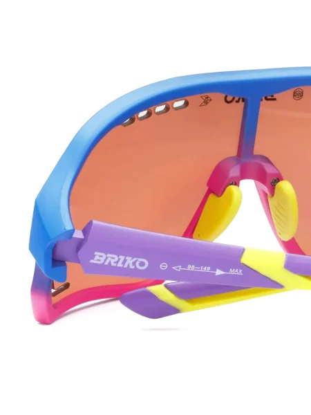 Ochelari de soare Briko cu imprimeu geometric violet
