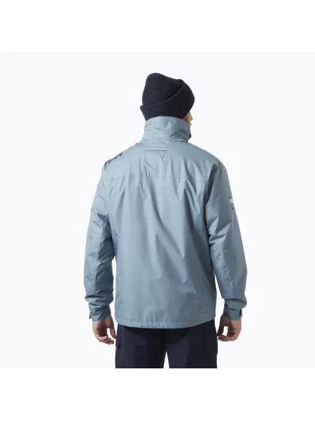 Мъжко яке за ветроходство Helly Hansen Crew Hooded Pile washed navy синьо